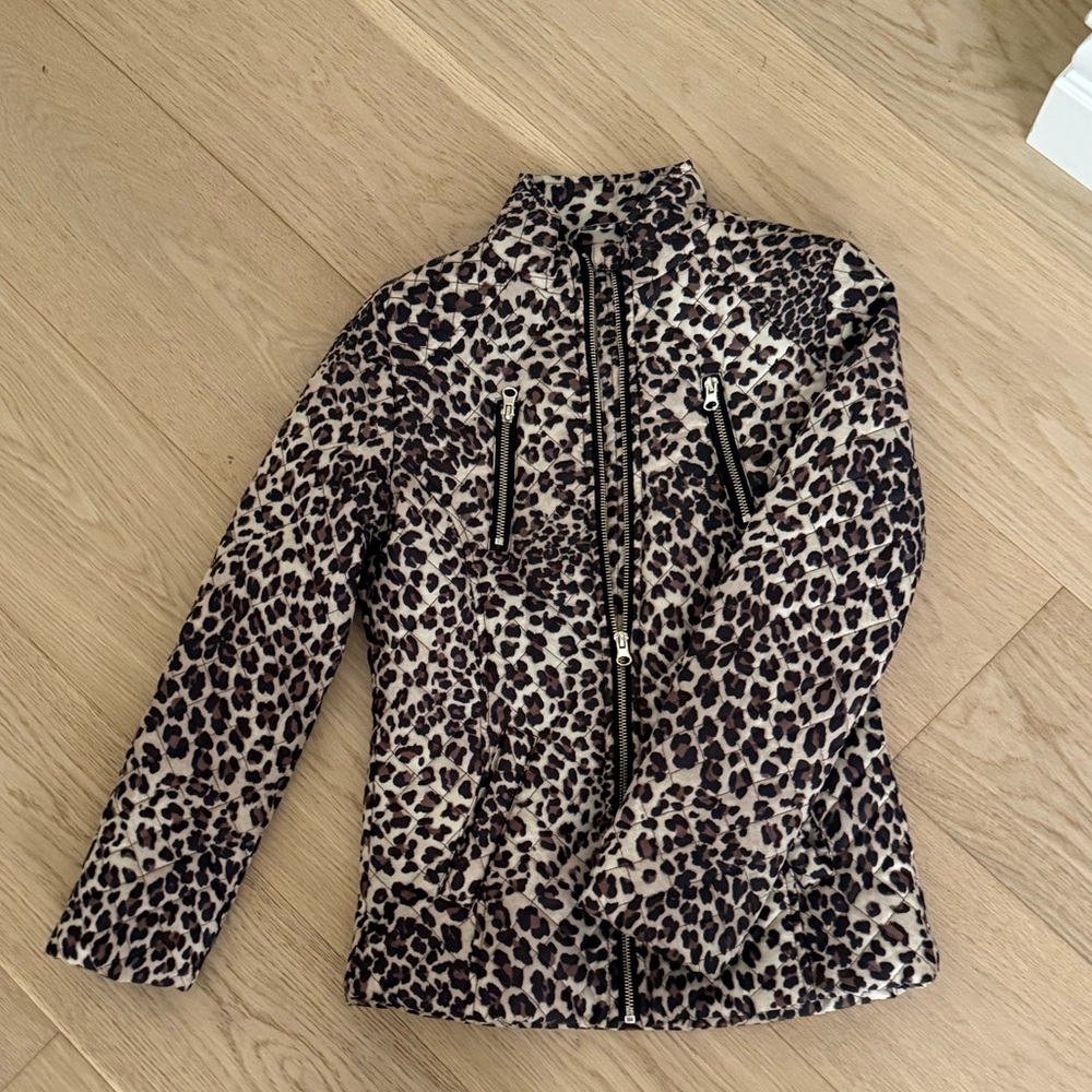 SO girls leopard jacket